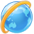 earth, world, Browser DodgerBlue icon