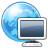 earth, world, Browser, Computer DarkSlateGray icon