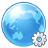 earth, world, Browser, settings DodgerBlue icon