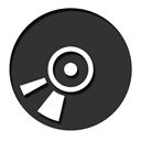 Disk, Cd, drive, Dvd Black icon