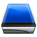 Blue, drive DarkSlateGray icon