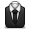 Tie, Suit DarkSlateGray icon
