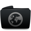 Sites, Folder Black icon