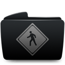 public, Folder Black icon