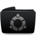 Folder, Ubuntu Black icon