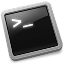 Command line, terminal Black icon