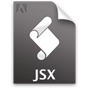 document, jsx, extendscript, File DarkSlateGray icon