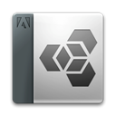 document, File, extensionmanager Black icon