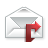mail, Forward DarkGray icon