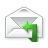 mail, reply DarkGray icon