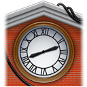 Clock SaddleBrown icon