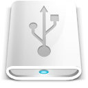 Usb, drive WhiteSmoke icon