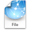File, internet, network Black icon