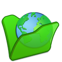 internet, green, Folder LimeGreen icon