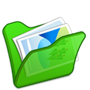 mypictures, green, Folder LimeGreen icon