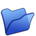 Folder, Blue CornflowerBlue icon