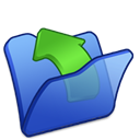 Blue, Folder, parent Icon