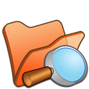 Explorer, Folder, Orange Black icon