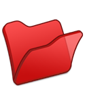 Folder, red Crimson icon