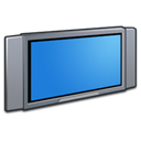 Tv, monitor, screen Black icon