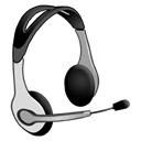 Headphones Black icon