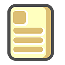 document, default LemonChiffon icon