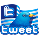 twitter, flag DodgerBlue icon