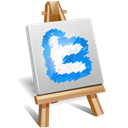 twitter, Painting Black icon