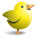 Animal, bird, twitter, chicken Black icon