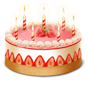 birthday, cake Black icon