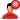 male, delete, red, user Firebrick icon