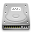 Hdd, hard disk LightGray icon