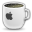 Apple, mug, Coffee, work Gainsboro icon