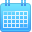 Calendar LightSkyBlue icon