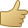 recommend, Like, thumbs up, Hand BurlyWood icon
