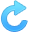refresh LightSkyBlue icon