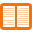 Library, document DarkOrange icon