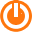 login DarkOrange icon