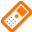 phone DarkOrange icon