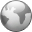world Gray icon