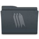 bookmarks, Folder DarkSlateGray icon