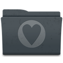 Folder, Favorites DarkSlateGray icon