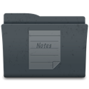 Folder, Notes DarkSlateGray icon