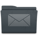 mail, letters, emails, Folder DarkSlateGray icon