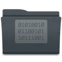 Folder, Code, Golden DarkSlateGray icon