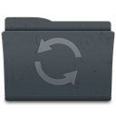 Folder, sync DarkSlateGray icon