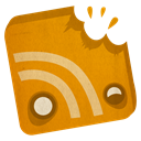 Rss, feed DarkOrange icon