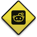 sign, Reddit Black icon