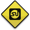 Stumbleupon, square, 102851, Logo, 097728 Black icon