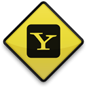 square, 102869, yahoo, Logo, 097746 Black icon